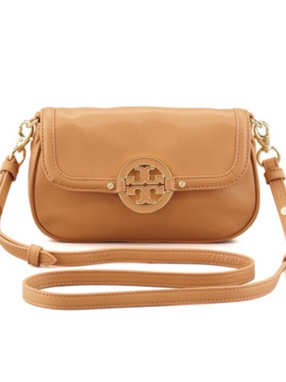 Tory Burch Tan Leather Crossbody Bag
